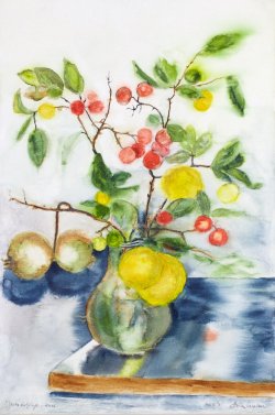 The Autumn of Life - Shadow, 2007, watercolor on canvas, 40 x 60 cm