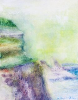 Illusion II, 2006, watercolor on canvas, 35 x 45 cm