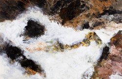 Face of the Sea - Roaring I, 2007, acrylic on canvas, 40 x 60 cm