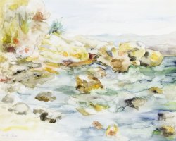 Shore, 2002, watercolor, 40 x 50 cm