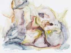 Stone Surface IV, 2008, watercolor, 36 x 48 cm