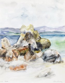 Solid One, 2006, watercolor, 50 x 40 cm