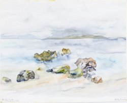 The Gray and the Blue of the Fall, 2004, watercolor, 40 x 50 cm