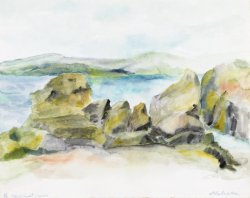 Aggression in Nature, 2004, watercolor, 40 x 50 cm