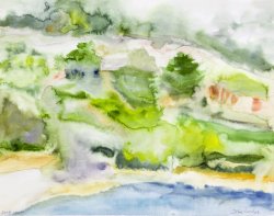 Landscape II, 2006, watercolor, 40 x 50 cm