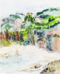 My Beach I, 2003, watercolor, 40 x 50 cm