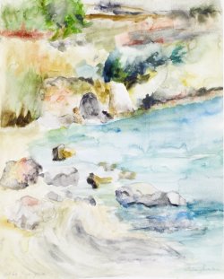 My Beach II, 2003, watercolor, 40 x 50 cm