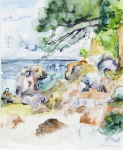 Landscape II, 2004, watercolor, 40 x 50 cm