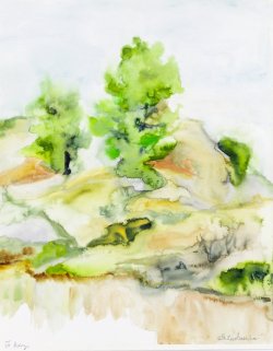 Landscape III, 2004, watercolor, 40 x 50 cm