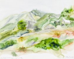 Landscape VII, 2004, watercolor, 40 x 50 cm