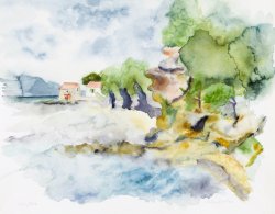 Sirocco, 2006, watercolor, 40 x 50 cm