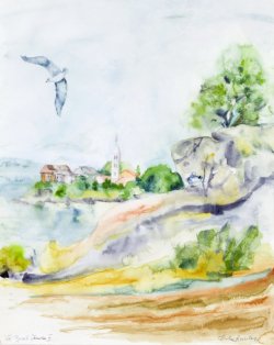 Jonathan II, 2004, watercolor, 40 x 50 cm