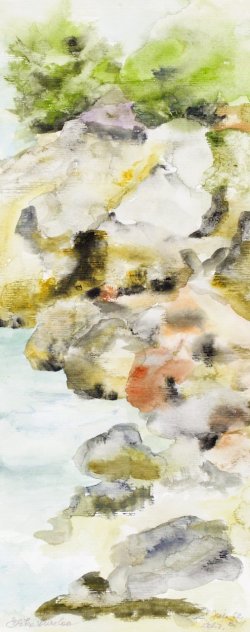 Fall, 2002, watercolor, 20 x 50 cm