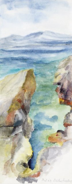 Passage, 2003, watercolor, 20 x 50 cm