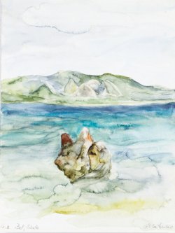Rock , 2005, watercolor, 25 x 33 cm