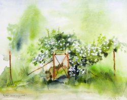 Gate to My Soul, 2001, watercolor, 40 x 50 cm