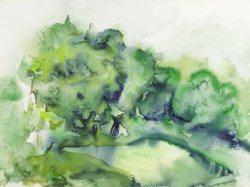 Bay - At the Drava River, ?, watercolor, 34 x 48 cm