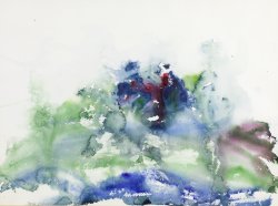 Little Island, 1985, watercolor, 36 x 48 cm