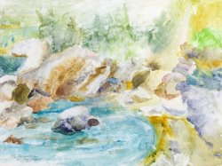 Bay, 1996, watercolor, 36 x 48 cm