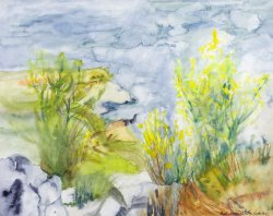 Landscape III, 2000, watercolor, 40 x 50 cm